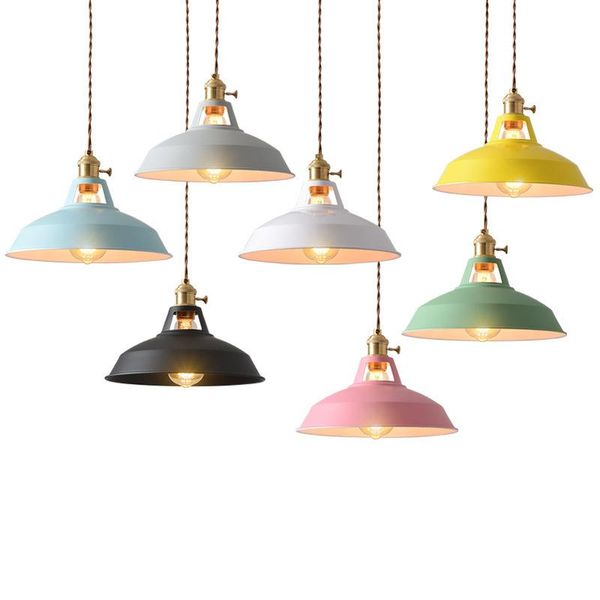 pendant lamps retro industrial style light colorful restaurant kitchen home lamp vintage hanging lampshade decorative
pendant lamps retro industrial style light colorful restaurant kitchen home lamp vintage hanging lampshade decorative