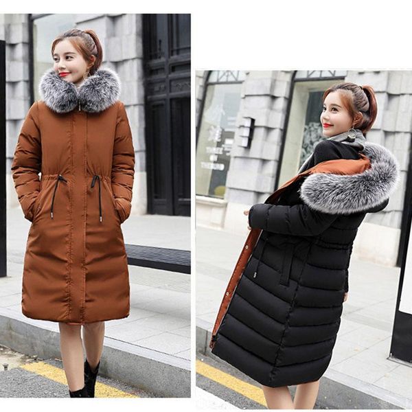 women's trench coats women winter wear down cotton jacket plus size loose medium length overcoat warm thick coat elegant slim female, Tan;black
women's trench coats women winter wear down cotton jacket plus size loose medium length overcoat warm thick coat elegant slim female, Tan;black