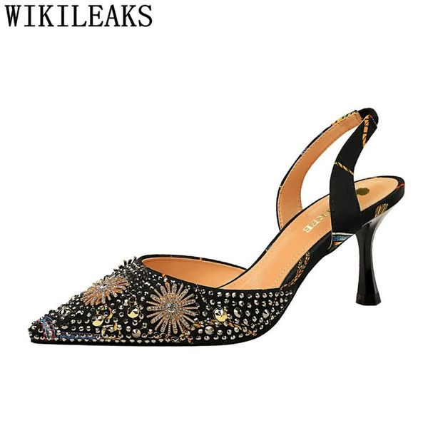 dress shoes slingback party for women fashion woman high heel pointed heels zapatos fiesta mujer elegante, Black
dress shoes slingback party for women fashion woman high heel pointed heels zapatos fiesta mujer elegante, Black