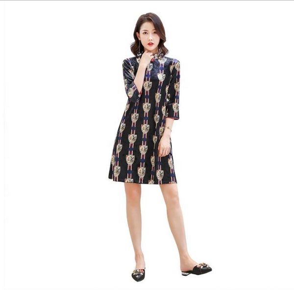 ethnic clothing wholesale chinese traditional qipao for women 2021 fashion retro short loose cheongsam dress girl casual wear, Red
ethnic clothing wholesale chinese traditional qipao for women 2021 fashion retro short loose cheongsam dress girl casual wear, Red