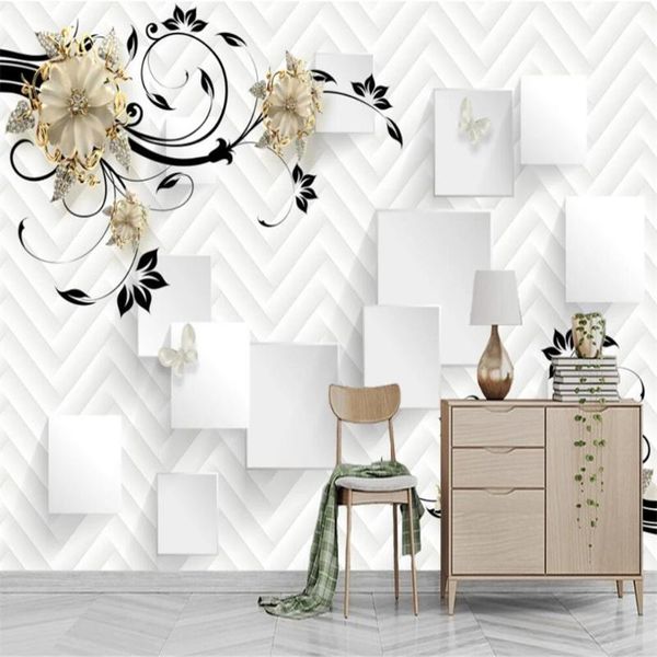 wallpapers milofi custom large wallpaper mural 3d square jewelry butterfly stereo living room background wall decoration painting
wallpapers milofi custom large wallpaper mural 3d square jewelry butterfly stereo living room background wall decoration painting