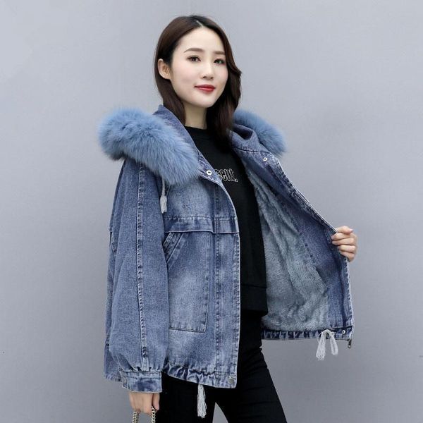 denim plus velvet jacket women thickened new autumn and winter loose and thin all-match warm cotton coat cotton coat gown 201013, Black;brown
denim plus velvet jacket women thickened new autumn and winter loose and thin all-match warm cotton coat cotton coat gown 201013, Black;brown