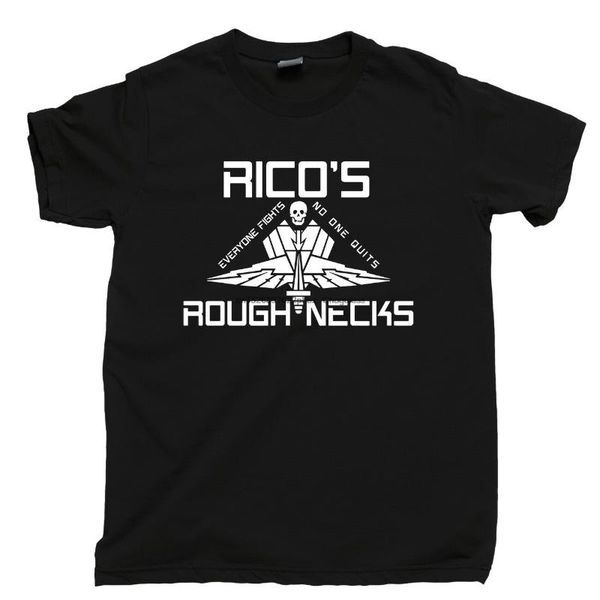 men's t-shirts starship troopers t shirt ricos roughnecks mobile infantry movie tee, White;black
men's t-shirts starship troopers t shirt ricos roughnecks mobile infantry movie tee, White;black