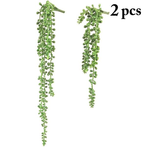 decorative flowers & wreaths 2pcs artificial plant succulent vine diy faux hanging plants home garden decoration plastic
decorative flowers & wreaths 2pcs artificial plant succulent vine diy faux hanging plants home garden decoration plastic