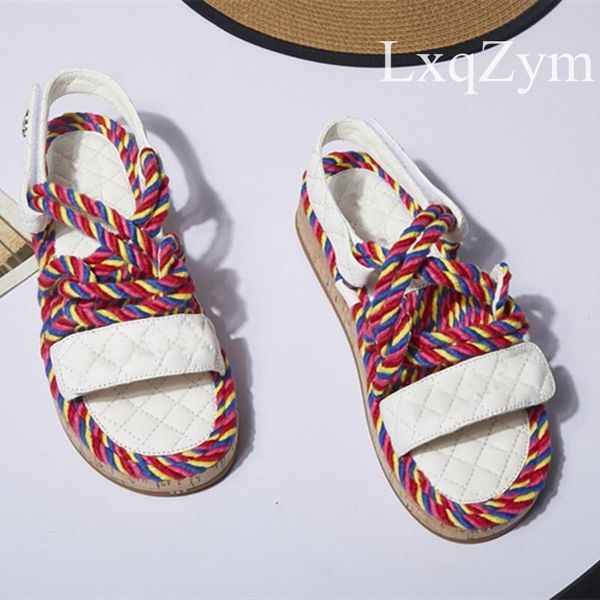 sandals brand design women fashion summer shoes woman flat rope lace up gladiator beach chaussure, Black
sandals brand design women fashion summer shoes woman flat rope lace up gladiator beach chaussure, Black
