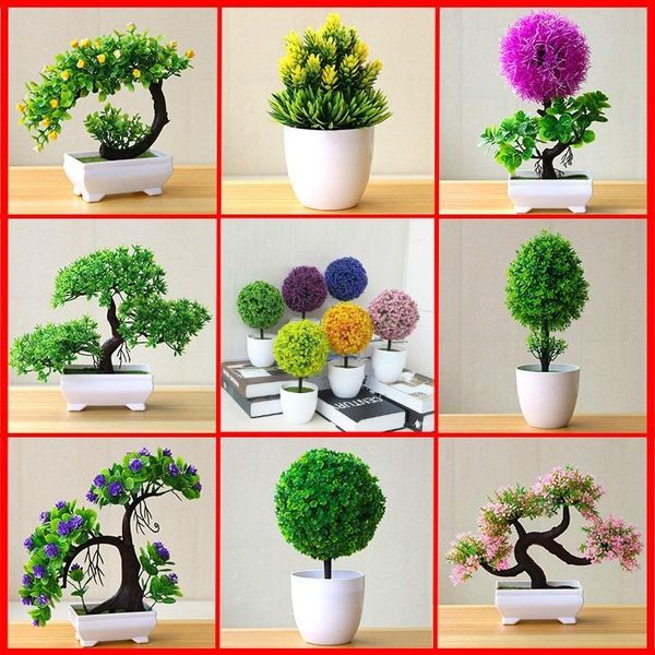 decorative flowers & wreaths artificial plants bonsai fake tree flower mini potted ornaments for home decor diy garden office wedding decora
decorative flowers & wreaths artificial plants bonsai fake tree flower mini potted ornaments for home decor diy garden office wedding decora