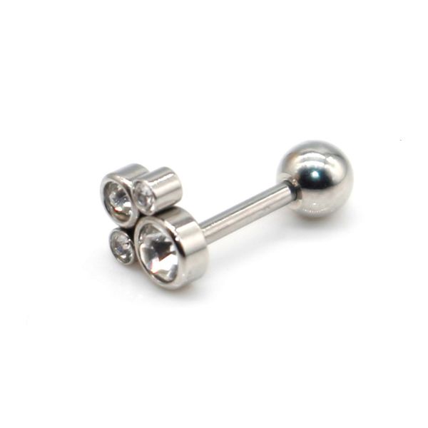 style can be customized stainless steel welded ball crystal diamond earrings cat claw footprints puncture jewelry
style can be customized stainless steel welded ball crystal diamond earrings cat claw footprints puncture jewelry