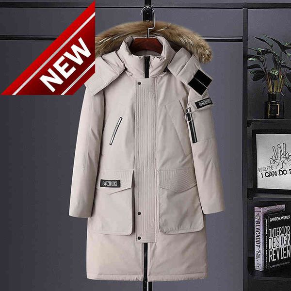 puffer jacket winter long warm men coat big pocket with hood white duck down solid color thicken male snowing overcoat, Black
puffer jacket winter long warm men coat big pocket with hood white duck down solid color thicken male snowing overcoat, Black