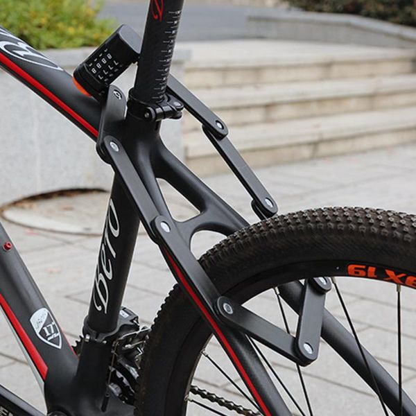 bike locks 4 digit combination password bicycle lock folding alloy steel safety for mtb road bikes anti-theft security 
bike locks 4 digit combination password bicycle lock folding alloy steel safety for mtb road bikes anti-theft security