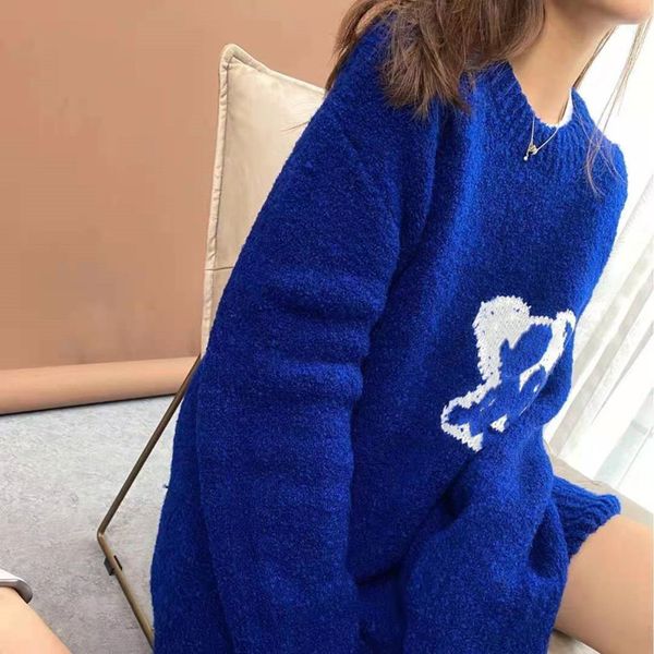 fall 2021 sapphire blue loose letter fashion sweater for men and women long sleeve top, White;black
fall 2021 sapphire blue loose letter fashion sweater for men and women long sleeve top, White;black
