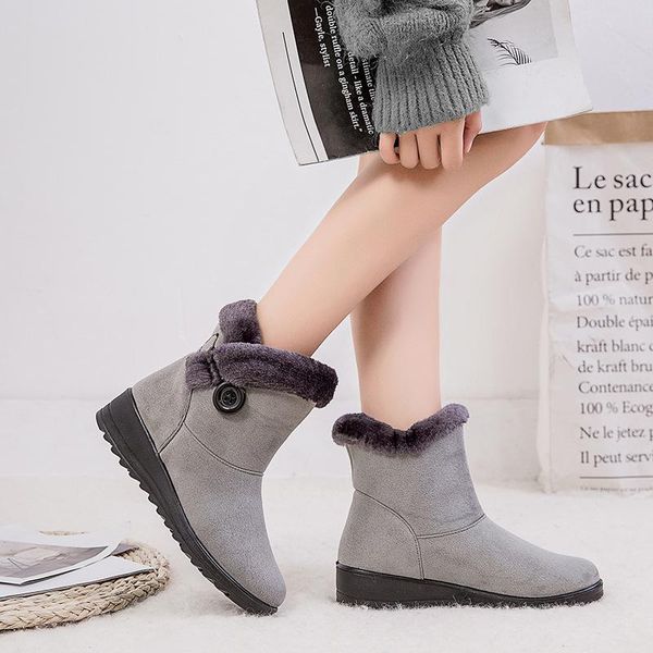 boots women winter shoes solid color snow plush inside bottom keep warm waterproof ski fashion ankle for, Black
boots women winter shoes solid color snow plush inside bottom keep warm waterproof ski fashion ankle for, Black