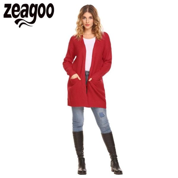 women's sweaters zeagoo spring autumn cardigan women sweter long sleeve open front loose cable knit sweater with pocket sueter mujer, White;black
women's sweaters zeagoo spring autumn cardigan women sweter long sleeve open front loose cable knit sweater with pocket sueter mujer, White;black