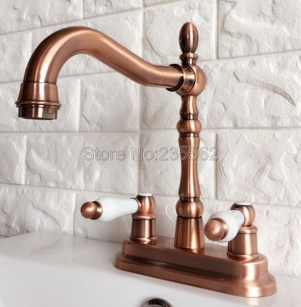 antique red copper dual ceramic handle 2 holes 4" centerset bathroom basin faucet mixer tap kitchen vanity sink lrg049 faucets1
antique red copper dual ceramic handle 2 holes 4" centerset bathroom basin faucet mixer tap kitchen vanity sink lrg049 faucets1