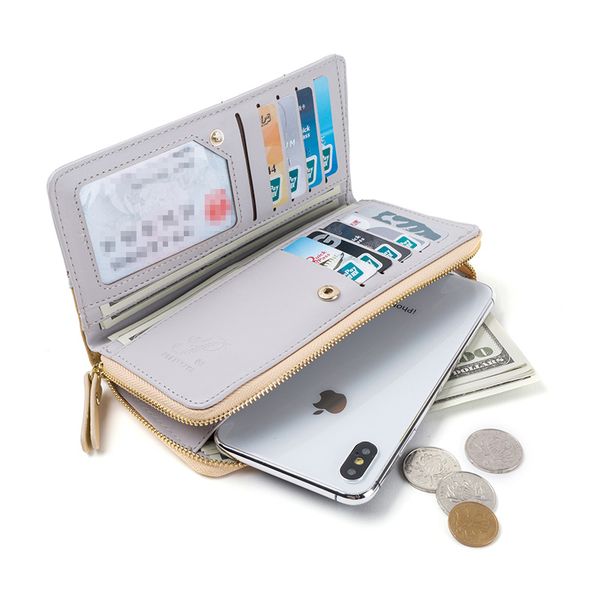 luxury credit id card holders long clutch wallet women zipper phone pack fashion coin purses lady pu leather womens wallets, Red;black
luxury credit id card holders long clutch wallet women zipper phone pack fashion coin purses lady pu leather womens wallets, Red;black