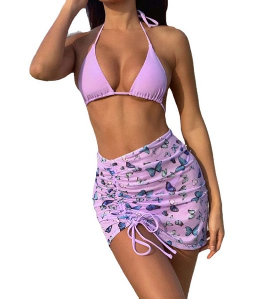 women bikini fashion three sets purple 2021 new amazon split triangle swimsuit female swimwears
women bikini fashion three sets purple 2021 new amazon split triangle swimsuit female swimwears