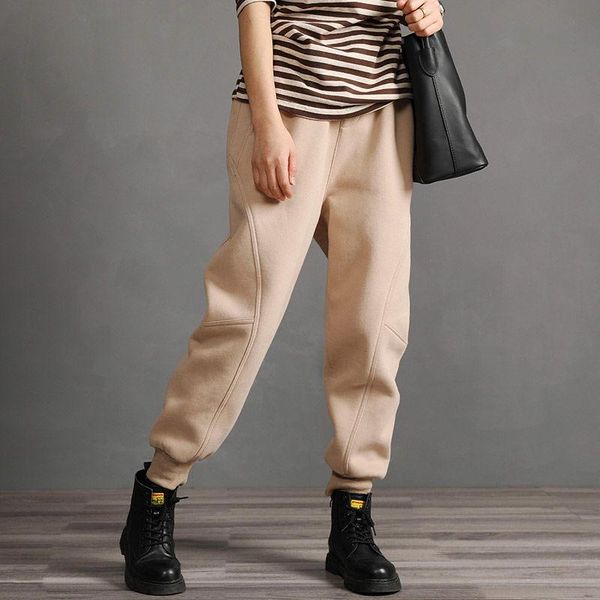 women's pants & capris autumn winter arts style women elastic waist thicken warm harem all-matched casual cotton loose ankle-length v54, Black;white
women's pants & capris autumn winter arts style women elastic waist thicken warm harem all-matched casual cotton loose ankle-length v54, Black;white