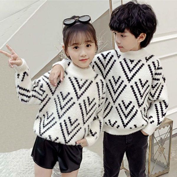 pullover boys girls sweater knitting cotton 2021 beautiful warm winter autumn plus thicken velvet baby kids teenagers children clothing, Blue
pullover boys girls sweater knitting cotton 2021 beautiful warm winter autumn plus thicken velvet baby kids teenagers children clothing, Blue