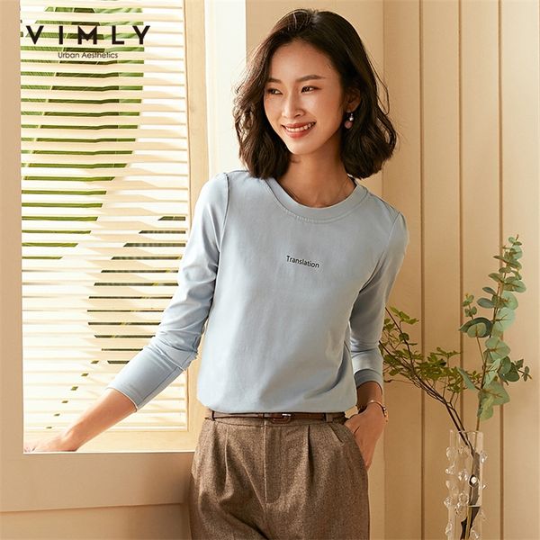 vimly autumn women tshirt fashion o neck letter print long sleeve pullover casual female clothes 677 210317, White
vimly autumn women tshirt fashion o neck letter print long sleeve pullover casual female clothes 677 210317, White