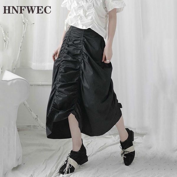 skirts irregular pleated skirt fashion 2021 summer elastic waist black small fresh pocket fan minority t056
skirts irregular pleated skirt fashion 2021 summer elastic waist black small fresh pocket fan minority t056