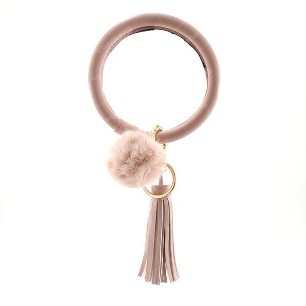 keyring keychain o-ball pu leather bracelet key ring leopard tassel pendant bracelet, Silver
keyring keychain o-ball pu leather bracelet key ring leopard tassel pendant bracelet, Silver