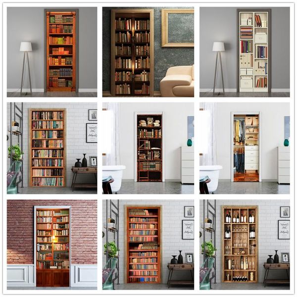 window stickers 3d door european retro bookshelf wall pvc wallpaper sticker self stick diy decals
window stickers 3d door european retro bookshelf wall pvc wallpaper sticker self stick diy decals