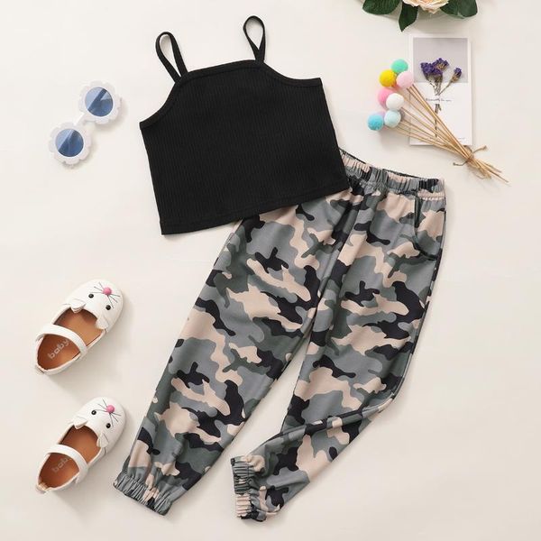 clothing sets kids baby girls summer off shoulder solid vest camouflage long pants toddler children fashion clothes 2pcs 12m-5y, White
clothing sets kids baby girls summer off shoulder solid vest camouflage long pants toddler children fashion clothes 2pcs 12m-5y, White