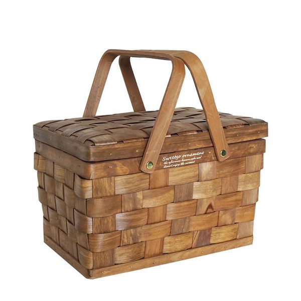 storage baskets woven picnic basket with cover for holding baking shop bread display mori wedding props
storage baskets woven picnic basket with cover for holding baking shop bread display mori wedding props