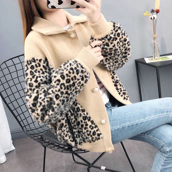 new women 2021 autumn winter leopard-print imitation mink veet loose coat female fashion casual knit cardigan sweater jacket a2111ybq, White;black
new women 2021 autumn winter leopard-print imitation mink veet loose coat female fashion casual knit cardigan sweater jacket a2111ybq, White;black