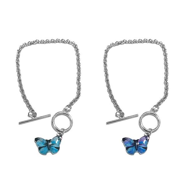 link, chain kpop harajuku personality aesthetic butterfly ot buckle titanium steel bracelet for women egirl bff lovers jewelry 1pc, Black
link, chain kpop harajuku personality aesthetic butterfly ot buckle titanium steel bracelet for women egirl bff lovers jewelry 1pc, Black