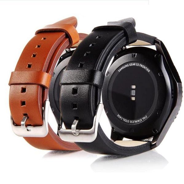watch bands replacement leather strap band for samsung gear s3 frontier classic watchband galaxy 46mm, Black;brown
watch bands replacement leather strap band for samsung gear s3 frontier classic watchband galaxy 46mm, Black;brown