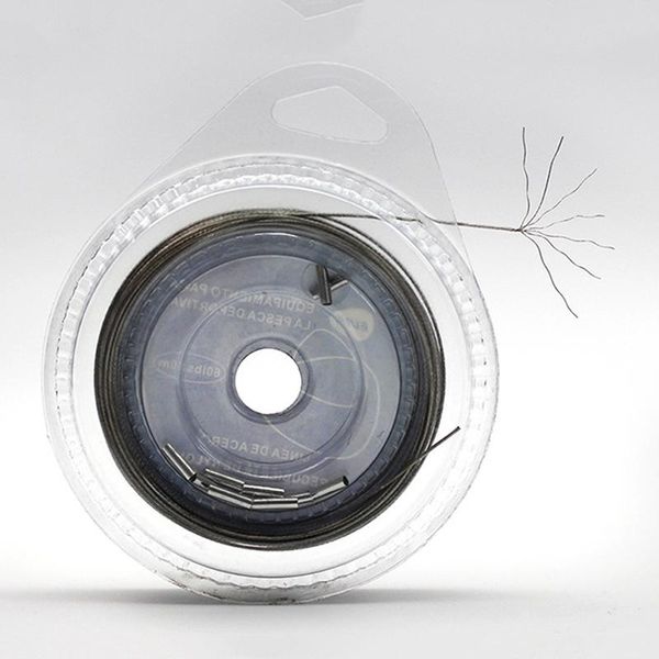 braid line fishing steel wire lines 8m max power 7 strands super soft cover with plastic waterproof
braid line fishing steel wire lines 8m max power 7 strands super soft cover with plastic waterproof