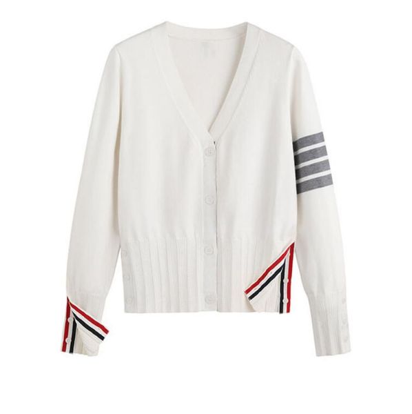 women knits spring and autumn cardigan women's knitted cardigans woman sweater v-neck button loose jacket, White
women knits spring and autumn cardigan women's knitted cardigans woman sweater v-neck button loose jacket, White