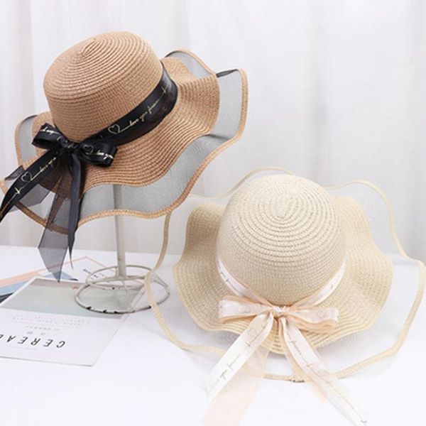 wide brim hats summer women sun straw hat with lace bowknot beach travel big uv protection paper cap for girl 1, Blue;gray
wide brim hats summer women sun straw hat with lace bowknot beach travel big uv protection paper cap for girl 1, Blue;gray