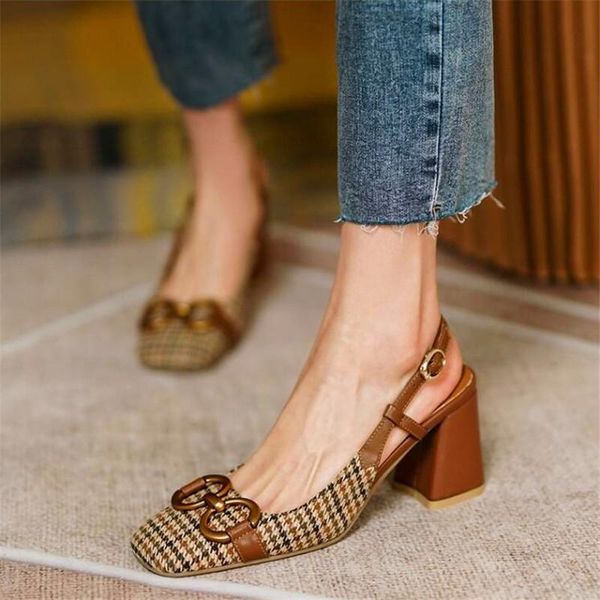 sandals spring and summer women's high-heeled retro ins thick square toe women, Black
sandals spring and summer women's high-heeled retro ins thick square toe women, Black