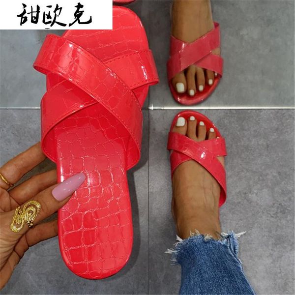 sandals 2021 flat slippers fashion women's shoes summer sleeve women round head low-heeled zapatos de mujer, Black
sandals 2021 flat slippers fashion women's shoes summer sleeve women round head low-heeled zapatos de mujer, Black