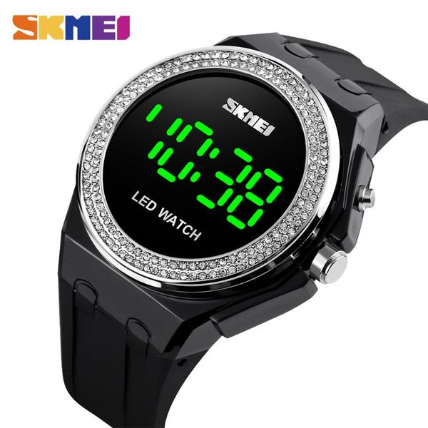 wristwatches skmei 1597 fashion creative led light women electronic waterproof female ladies digital clock relogio feminino, Slivery;brown
wristwatches skmei 1597 fashion creative led light women electronic waterproof female ladies digital clock relogio feminino, Slivery;brown