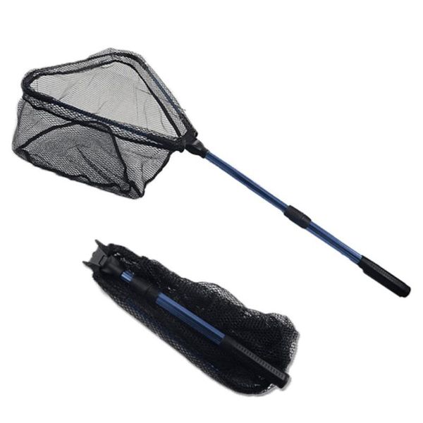 90cm fishing landing net aluminum alloy triangular fish net with folding retractable telescoping pole
90cm fishing landing net aluminum alloy triangular fish net with folding retractable telescoping pole