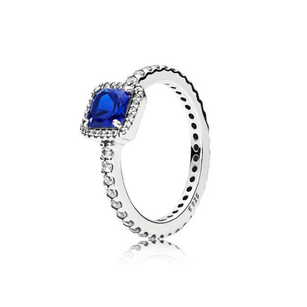 cluster rings 100% 925 sterling silver pan ring blue square personalized creative for women wedding party gift fashion jewelry, Golden;silver
cluster rings 100% 925 sterling silver pan ring blue square personalized creative for women wedding party gift fashion jewelry, Golden;silver