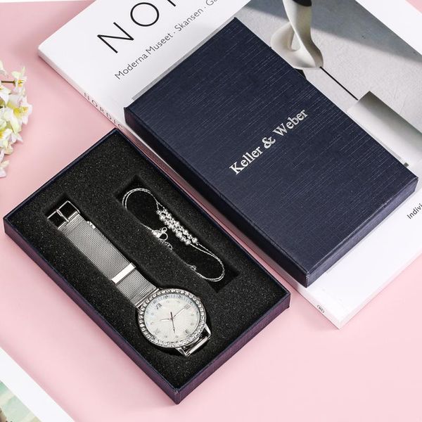 wristwatches leisure fashion ladies' quartz watch bracelet set exquisite stainless steel mesh strap, Slivery;brown
wristwatches leisure fashion ladies' quartz watch bracelet set exquisite stainless steel mesh strap, Slivery;brown