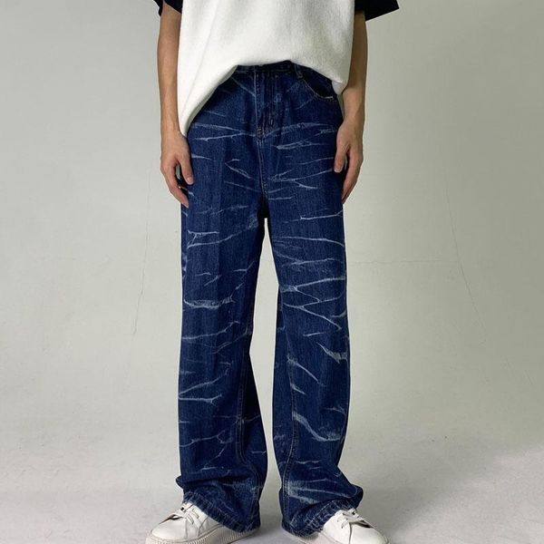 men's jeans men print wide leg autumn loose long denim pants male trousers casual streetwear vintage straight pant man, Blue
men's jeans men print wide leg autumn loose long denim pants male trousers casual streetwear vintage straight pant man, Blue