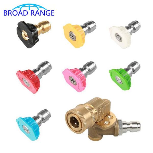 car washer high pressure g1/4 7 angle stainless steel adaptor quick released connector joint set cleaning garden tool
car washer high pressure g1/4 7 angle stainless steel adaptor quick released connector joint set cleaning garden tool