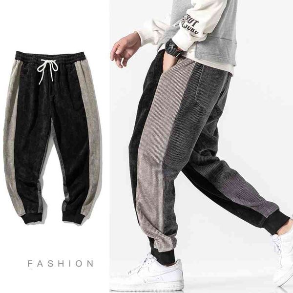 men's pants men harem autumn mens jogging chinese style casual sweatpants loose trousers big size m-5xl 9123, Black