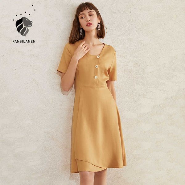 fansilanen v neck short sleeve midi dress women slim elegant spring summer female button up office lady casual es 210607, Black;gray
fansilanen v neck short sleeve midi dress women slim elegant spring summer female button up office lady casual es 210607, Black;gray