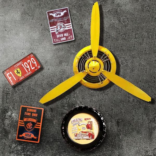 decorative objects & figurines creative wrought iron air plane propeller metal wall clock retro pendant for bar restaurant decoration
decorative objects & figurines creative wrought iron air plane propeller metal wall clock retro pendant for bar restaurant decoration