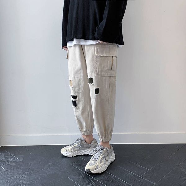 2021 new cinza retalhos cor harem dos homens casual joggers calas streetwear masculino outono vintage algodo sweatpants f7cg, Black
2021 new cinza retalhos cor harem dos homens casual joggers calas streetwear masculino outono vintage algodo sweatpants f7cg, Black