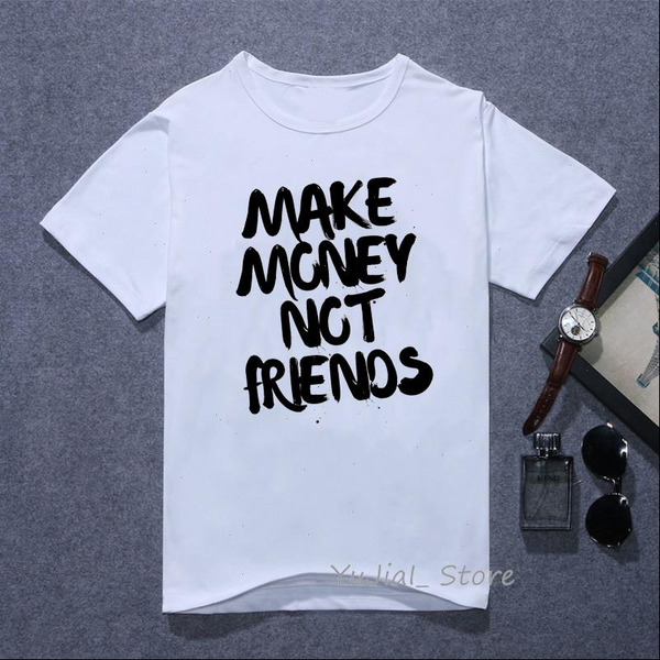 make money not friends letter print t shirt graphic tee women vogue black girl t shirt femme harajuku melanin shirt summer, White
make money not friends letter print t shirt graphic tee women vogue black girl t shirt femme harajuku melanin shirt summer, White