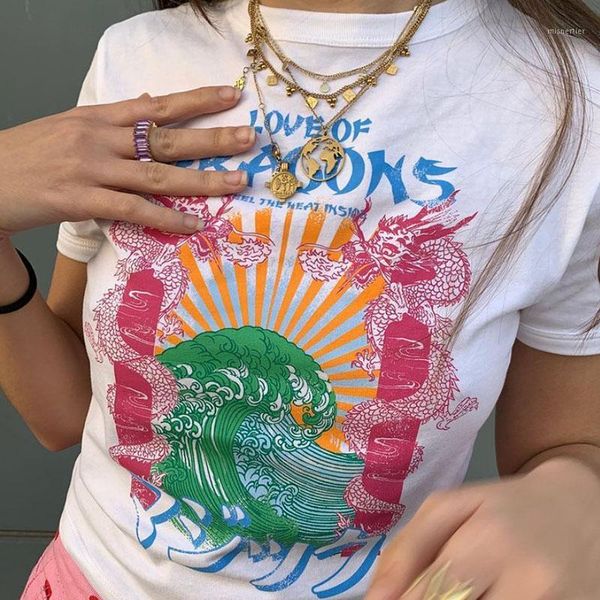 women's t-shirt pure cotton dragon graphic t shirts letter print white vintage o-neck short sleeve skinny summer fashion girls
women's t-shirt pure cotton dragon graphic t shirts letter print white vintage o-neck short sleeve skinny summer fashion girls