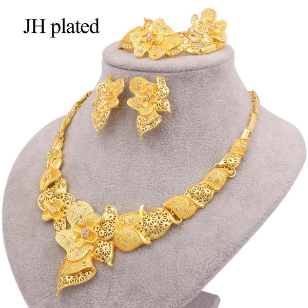 jewelry sets earrings pendants necklace ring 24k gold color for women african gifts bridal collares rings bracelet jewelery set, Black
jewelry sets earrings pendants necklace ring 24k gold color for women african gifts bridal collares rings bracelet jewelery set, Black
