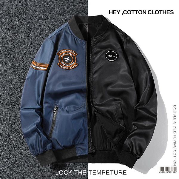 men's jackets lightweight softshell coat sportwear zipper windbreaker flight bomber jacket double-sided wear fall full zip active, Black;brown
men's jackets lightweight softshell coat sportwear zipper windbreaker flight bomber jacket double-sided wear fall full zip active, Black;brown