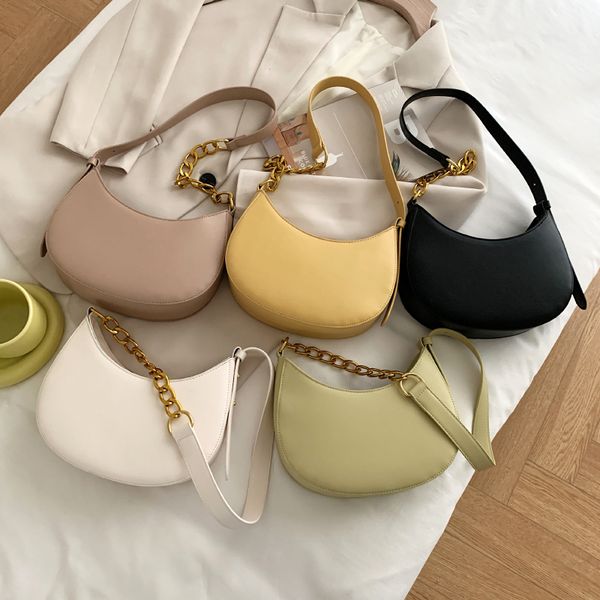 half-moon crossbody bags simple solid pu leather ladies fashion chain shoulder bag small branded handbags
half-moon crossbody bags simple solid pu leather ladies fashion chain shoulder bag small branded handbags
